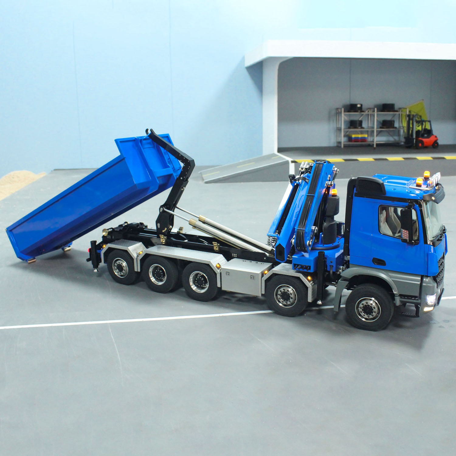 10x10 RC 1/14 Hydraulic Metal  - Rc Hobby Dump Truck ulasan dan harga