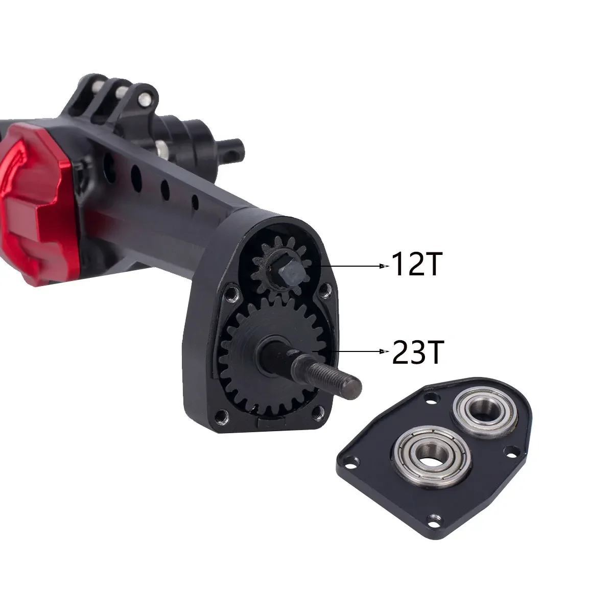 CNC Aluminum SCX10 III Front R - Rc Hobby Room ulasan dan harga