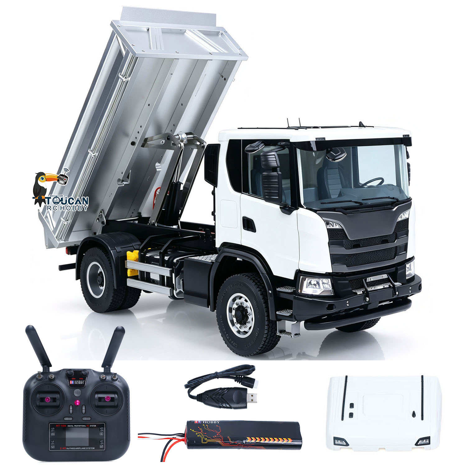 1/14 CNC 4x4 DoubleE E022 RC D - Rc Hobby Dump Truck ulasan dan harga