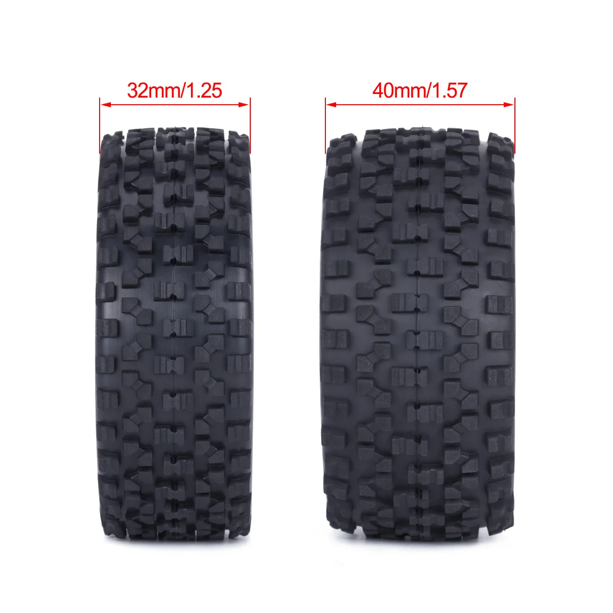 4 Pcs 88mm Buggy Tires Wheel T - Rc Hobby Dump Truck ulasan dan harga