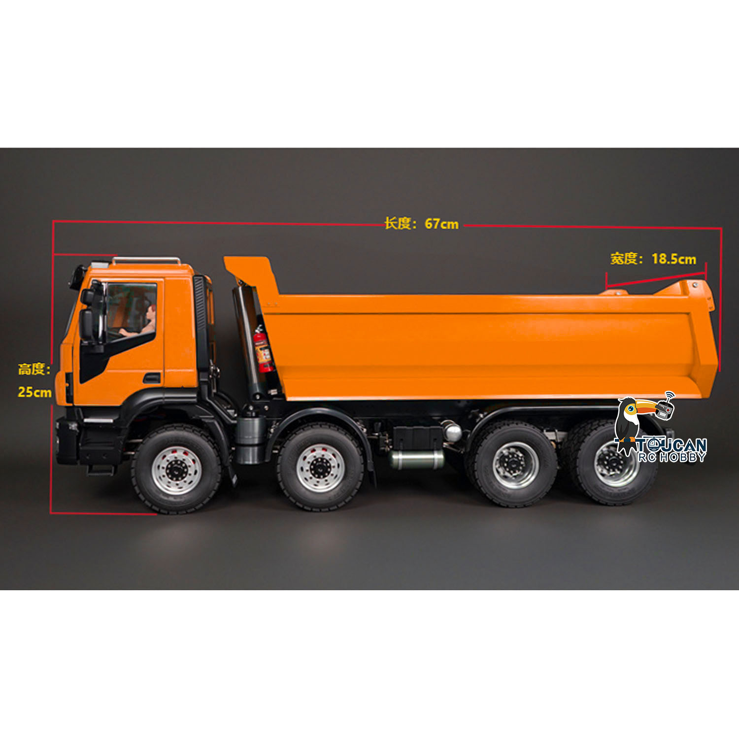 8x4 1/14 Scale Hydraulic RC Ti - Rc Hobby Dump Truck ulasan dan harga