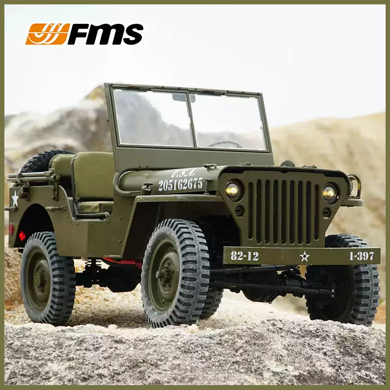 FMS 1/6 Climber 1941 Willys MB - Rc Hobby Dump Truck ulasan dan harga